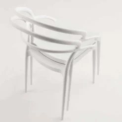 Sedia design moderno in polipropilene Pavia, diversi colori