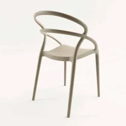 Sedia design moderno in polipropilene Pavia, diversi colori
