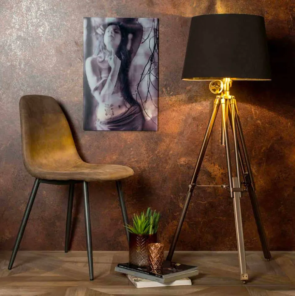 Sedia design moderno in similpelle per sala da pranzo o cucina, 4 pezzi - Elice