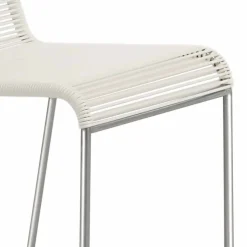 Sedia di Design da Esterno in Acciaio e PVC Made in Italy - Madagascar