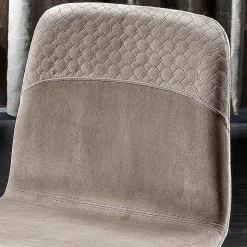 Sedia Elegante di Design Moderno in Velluto Colorato e Legno - Bizet
