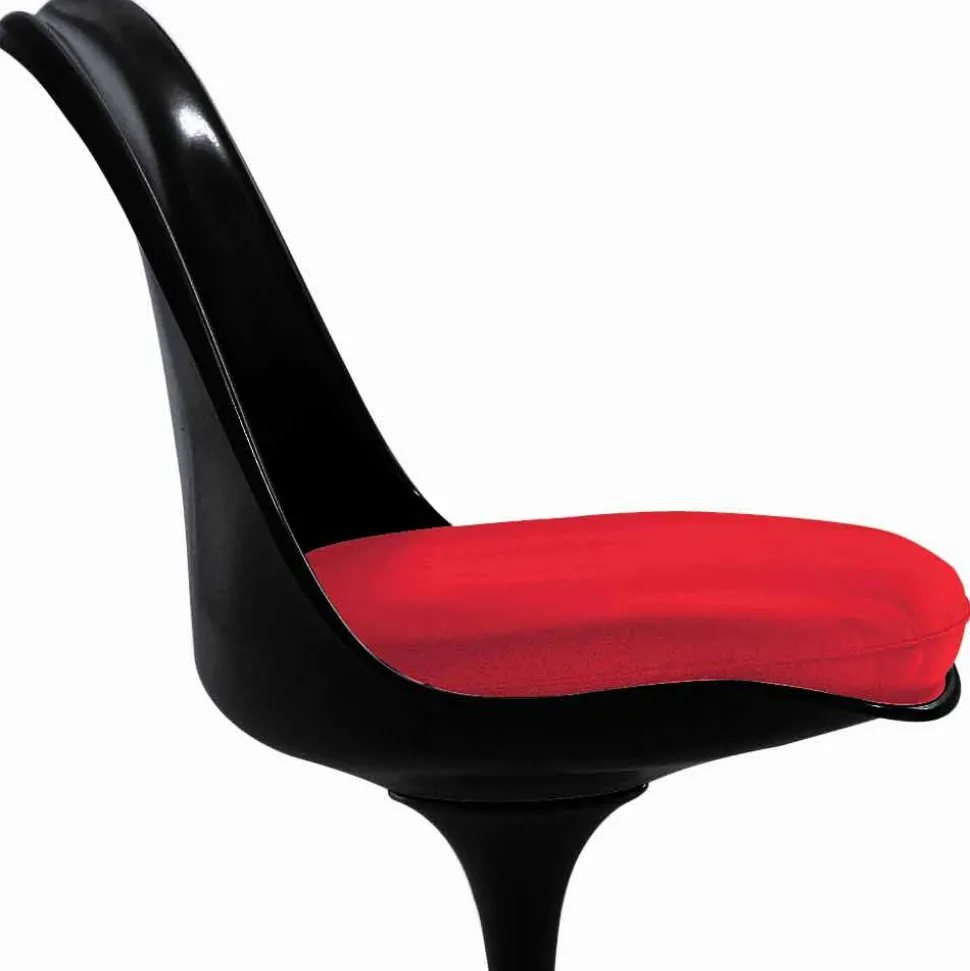Sedia Girevole in Alluminio Laccato con Seduta in Pelle Made in Italy - Cabiria