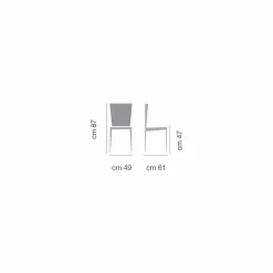 Sedia Imbottita con Base in Legno di Frassino Made in Italy – Lorenza