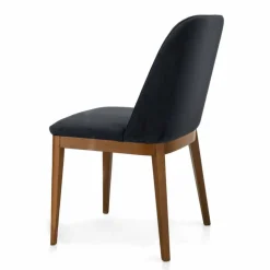 Sedia Imbottita con Base Legno Rovere Made in Italy – Sebastian