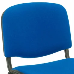 Sedia Imbottita per Sala da Attesa con Base in Metallo Nero Moderna – Carmela