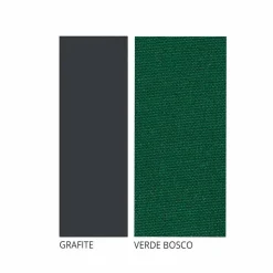 Sedia Impilabile da Esterno in Ferro con Cuscino Made in Italy 2 Pezzi - Allegra