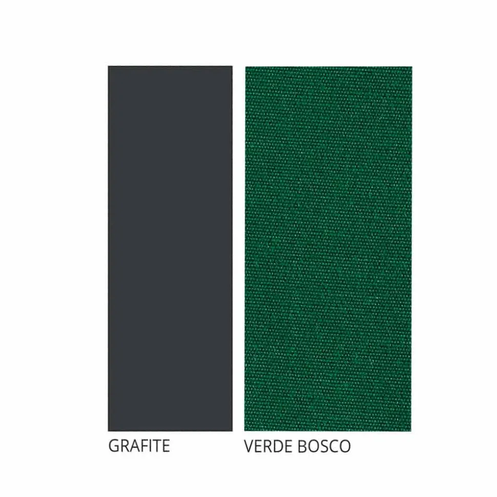 Sedia Impilabile da Esterno in Ferro con Cuscino Made in Italy 2 Pezzi - Allegra