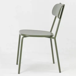 Sedia Impilabile da Esterno in Metallo Colorato Made in Italy 4 Pezzi - Pixie