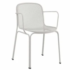 Sedia Impilabile in Metallo da Esterno Made in Italy, 4 Pezzi - Verna