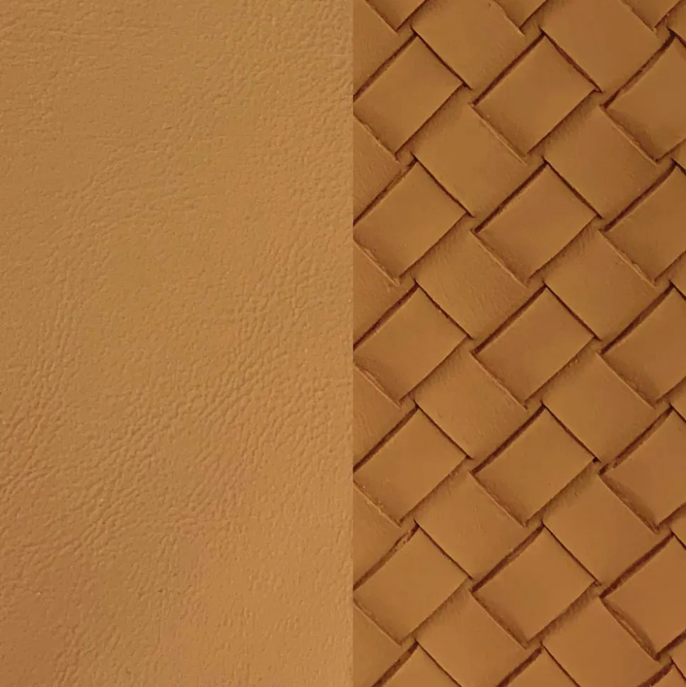 Sedia in Ecopelle con Schienale Decorato e Base in Metallo Nero, 2 Pezzi - Nima
