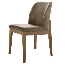 Sedia in Metallo Verniciato e Seduta in Morbido Soft Vintage Made in Italy - Dustin