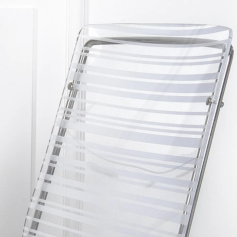 Sedia in Plexiglass Trasparente e Ferro Made in Italy 2 Pezzi - Charlotte