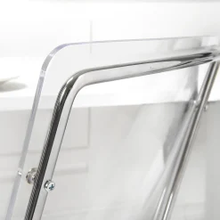 Sedia in Plexiglass Trasparente e Ferro Made in Italy 2 Pezzi - Charlotte