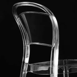 Sedia in Policarbonato Trasparente, Design Moderno - Yanis
