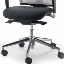 Sedia in similpelle semidirezionale ed operativa made in Italy Mina