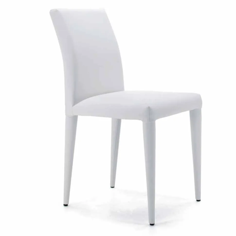 Sedia Living Imbottita Completamente Rivestita Made in Italy – Marziana