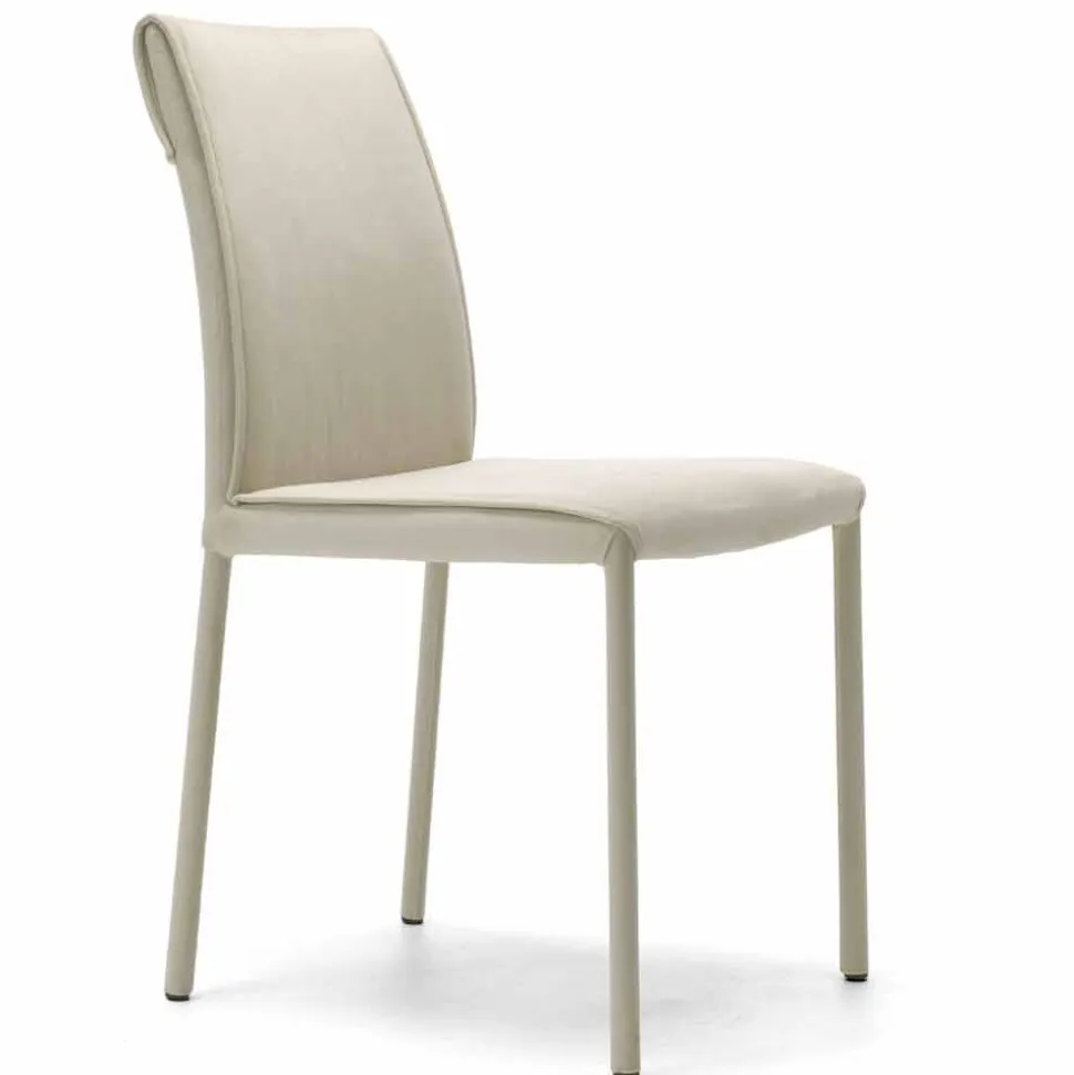 Sedia Living Moderna Imbottita e Rivestita Made in Italy – Monnalisa