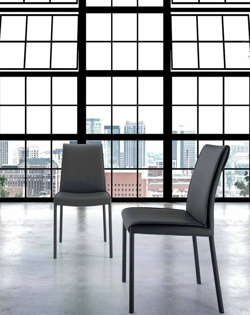 Sedia Living Moderna Imbottita e Rivestita Made in Italy – Monnalisa