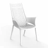 Sedia Lounge con Braccioli per Esterni in Plastica 4 Pezzi - Ibiza by Vondom