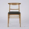 Sedia Moderna da Soggiorno in Tessuto e Legno Massello Made in Italy - Wilma