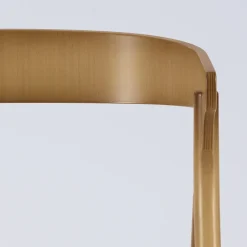 Sedia Moderna da Soggiorno in Diversi Tessuti con scocca in Legno - Wolter