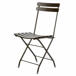 Sedia per Esterno Pieghevole in Metallo Verniciato Made in Italy, 4 Pezzi - Lori