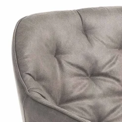 Sedia per Sala da Pranzo in Pelle Effetto Invecchiato 2 Pezzi - Garbina