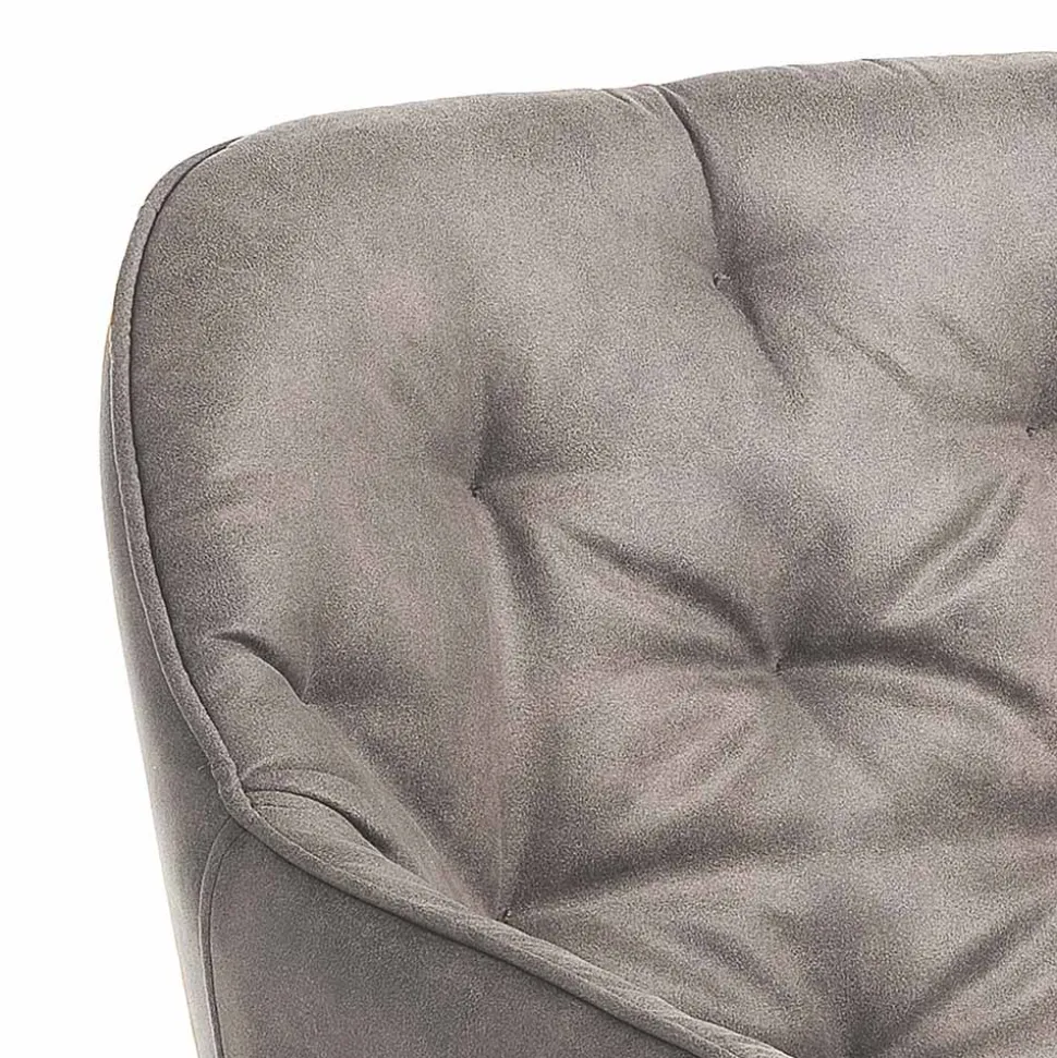 Sedia per Sala da Pranzo in Pelle Effetto Invecchiato 2 Pezzi - Garbina