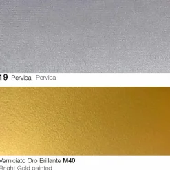 Sedia per Sala da Pranzo in Tessuto con Gambe Oro Made in Italy - Marchesi