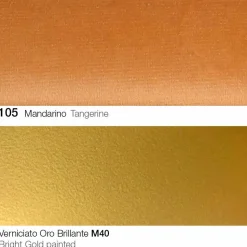 Sedia per Sala da Pranzo in Tessuto con Gambe Oro Made in Italy - Marchesi