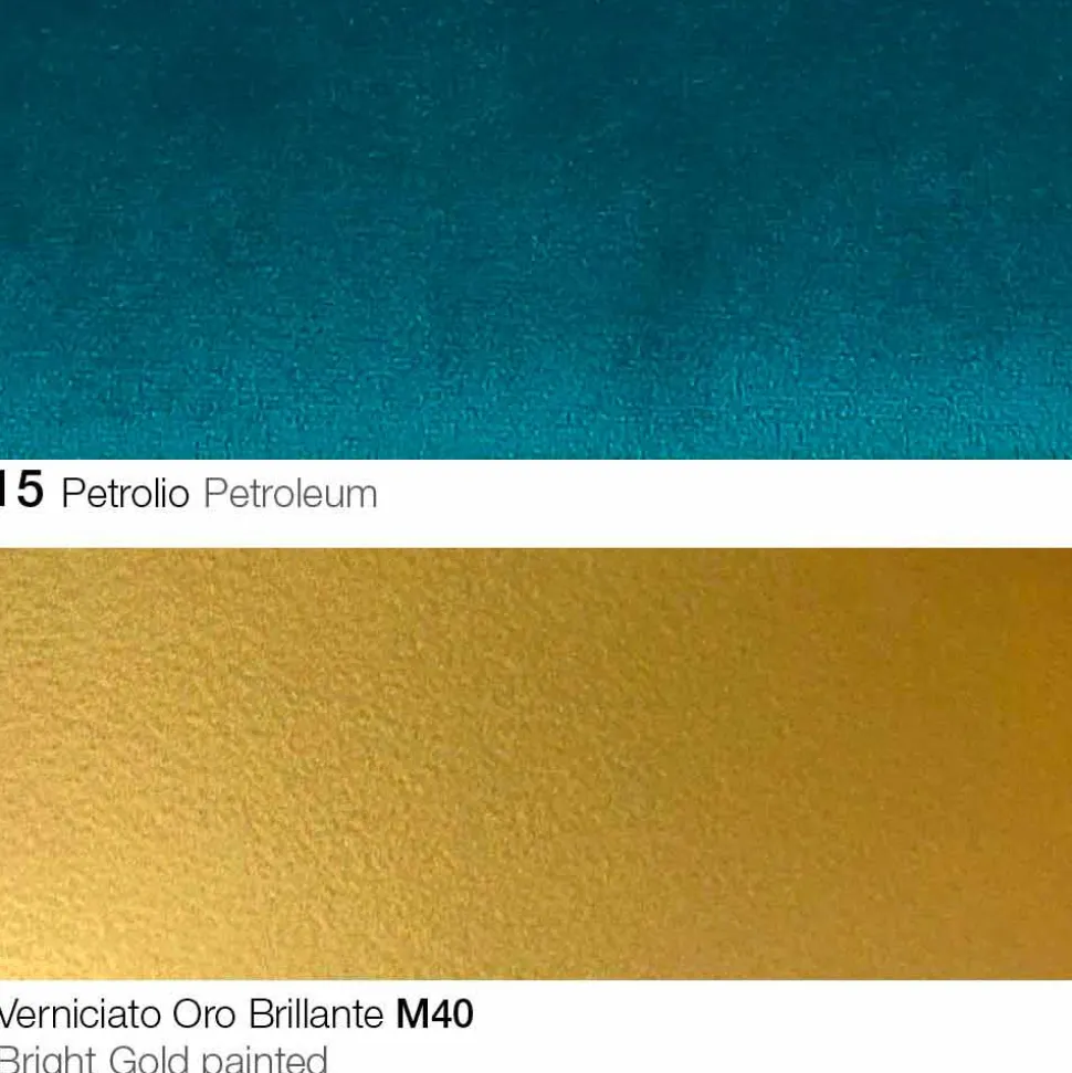 Sedia per Sala da Pranzo in Tessuto con Gambe Oro Made in Italy - Marchesi
