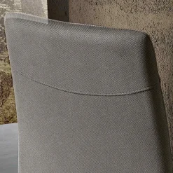 Sedia per sala da pranzo moderna in tessuto fatta in Italia, Porzia