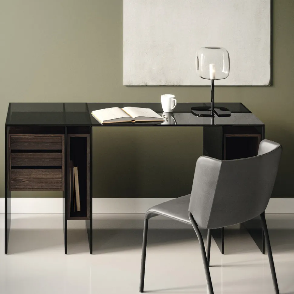 Sedia per Sala da Pranzo Rivestita in Ecopelle Made in Italy - Giulia