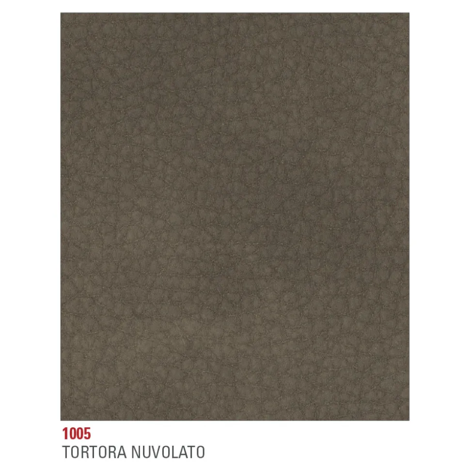 Sedia per Sala da Pranzo Rivestita in Ecopelle Made in Italy, 2 Pezzi - Belga
