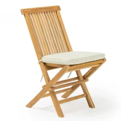 Sedia Pieghevole da Giardino in Teak Naturale – Yggdrasil