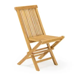 Sedia Pieghevole da Giardino in Teak Naturale – Yggdrasil