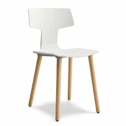 Sedia Sala da Pranzo in Legno e Polipropilene Made in Italy, 2 Pezzi - Clover