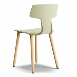 Sedia Sala da Pranzo in Legno e Polipropilene Made in Italy, 2 Pezzi - Clover
