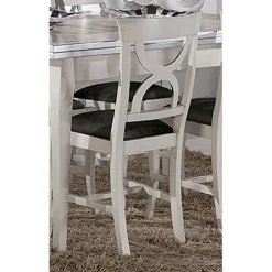 Sedia Sala da Pranzo in Legno e Tessuto Stile Classico Made in Italy - Helisa