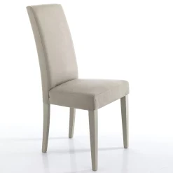 Sedia Sala da Pranzo in Microfibra e Legno Made in Italy 2 Pezzi - Simonella