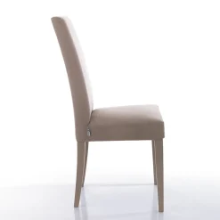 Sedia Sala da Pranzo in Microfibra e Legno Made in Italy 2 Pezzi - Simonella