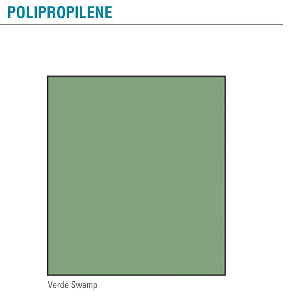 Sedia Soggiorno in Legno e Polipropilene Made in Italy, 4 Pezzi - Marbella