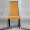 Sedia Soggiorno in Legno e Seduta Ecopelle Design Made in Italy - Agostina