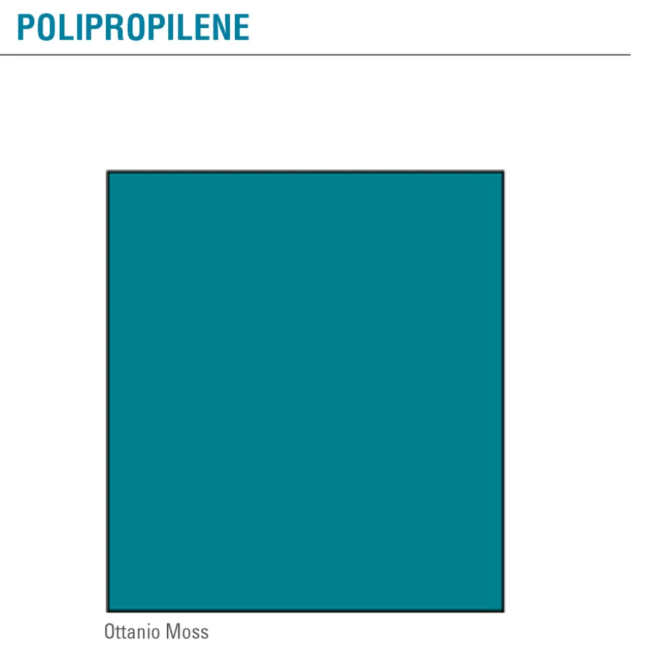 Sedia Soggiorno in Polipropilene Colorato Made in Italy, 4 Pezzi - Marbella