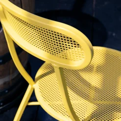 4 Sedie da Giardino in Metallo di Diversi Colori Made in Italy - Siepe