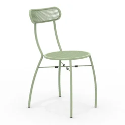4 Sedie da Giardino in Metallo di Diversi Colori Made in Italy - Siepe