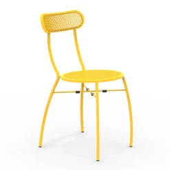 4 Sedie da Giardino in Metallo di Diversi Colori Made in Italy - Siepe