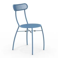 4 Sedie da Giardino in Metallo di Diversi Colori Made in Italy - Siepe