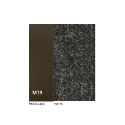 2 Sedie da Interno Metallo Bronzo Seduta Tessuto Bliss - Varen