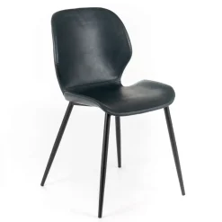 4 Sedie da Soggiorno in Soft-touch di Diversi Colori e Gambe in Metallo - Spritz